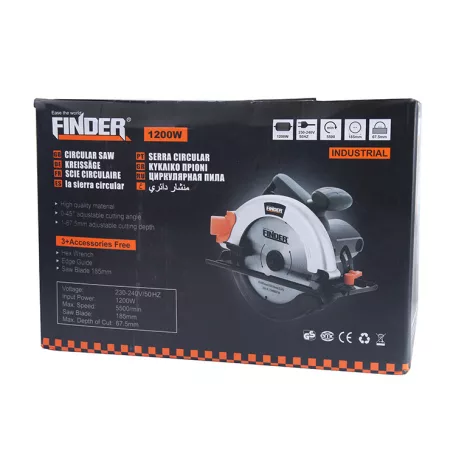 FINDER Körfűrészgép 185mm 1200W 197226