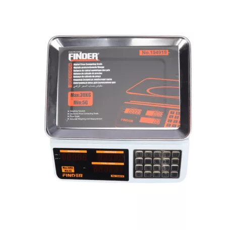 Digitális Mérleg Asztali 5Gr-30Kg. Inox 194919 24X33 cm