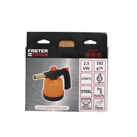 FASTER TOOLS Gázlámpa Piezzós 4621 Ft387-12