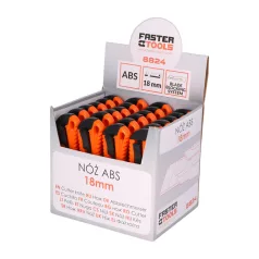   FASTER TOOLS Pvc Kés Kínáló 24 db-os Dobozban 8824 Ft350-04