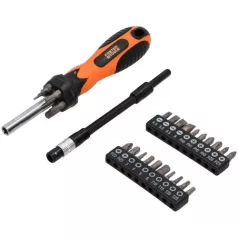FASTER TOOLS Csavarhúzó Klt.28Részes Bittel Ft342-24 728