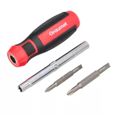 DRAUMET Csavarhúzó Ph1 Ph2 Lapos Bit Fejjel 6:1 D342-50