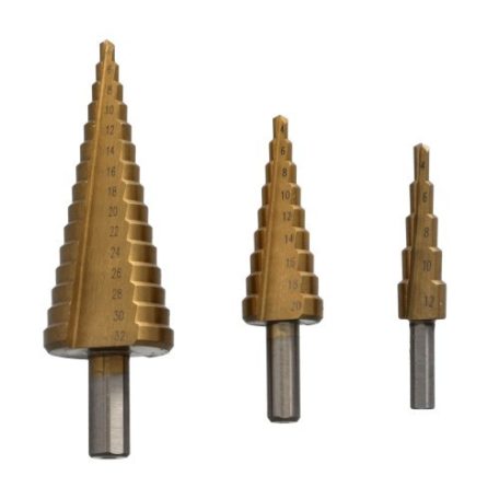 LÉPCSŐS FÚRÓ KLT. 3RÉSZ. 4-32 MM-IG TITÁN BEV. 2533 FASTER TOOLS