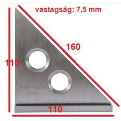 SZÖGELLENÖRZŐ TALPAS 110*110MM 90/45 FOK SZALKAI