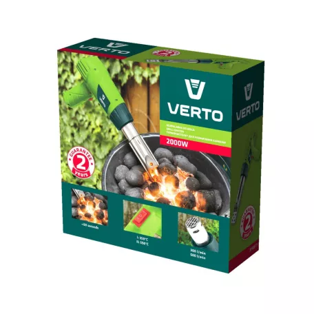 VERTO Elektromos Grillgyújtó 2000W 230V Bbq