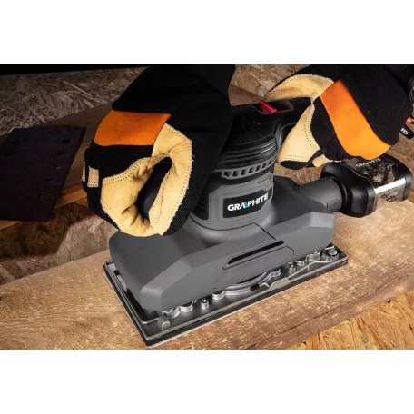 GRAPHITE Csiszolópapír Tépőzáras 115*230 K40 