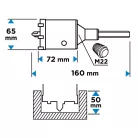 GRAPHITE Körkivágó Koronafúró 65 mm Vidiás Hexa 