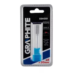 GRAPHITE Turbómaró Keményfém Hengeres 8*20*6 A-Ti