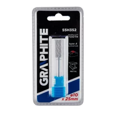 GRAPHITE Turbómaró Keményfém Hengeres 10*25*6 A-T