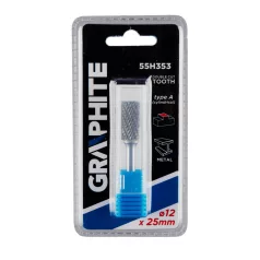 GRAPHITE Turbómaró Keményfém Hengeres 12*25*6 A-T