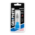 GRAPHITE Turbómaró Keményfém Csúcsíves 12*25*6 F-