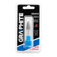 GRAPHITE Turbómaró Keményfém Csúcsíves 12*25*6 F-