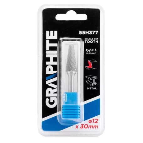 GRAPHITE Turbómaró Keményfém Kúpos 12*30*6 L-Tip