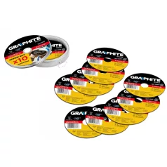 GRAPHITE Vágókorong Fémhez 125*1,0*22 mm 10 db Inox