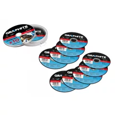 GRAPHITE Vágókorong Fémhez 115*1,0*22 mm 10 db