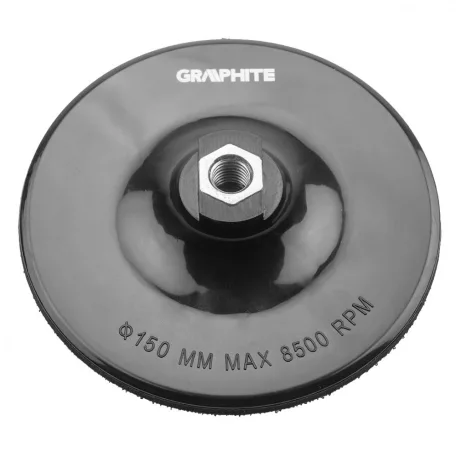 GRAPHITE Gumitányér 150 mm*M14 Sarokcsiszolóh.