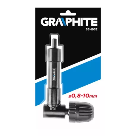 GRAPHITE Derékszögben Fúró Adapter 0,8-10mm