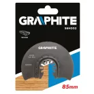 GRAPHITE Fűrésztárcsa Fa Kőrszegm.85mm /59G020/
