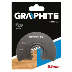 GRAPHITE Fűrésztárcsa Fa Kőrszegm.85mm /59G020/