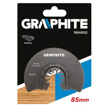 GRAPHITE Fűrésztárcsa Fa Kőrszegm.85mm /59G020/
