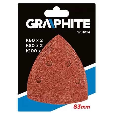 GRAPHITE Csiszolópapír 5R. 83*83*83mm 60,80,100