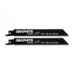 GRAPHITE Orrfűrészlap Bim 152*19*0,9 18Tpi 2 db 58-040