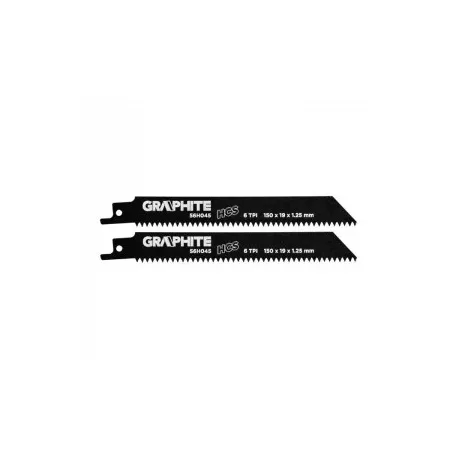 GRAPHITE Orrfűrészlap Bim 152*19*0,9 18Tpi 2 db 58-040