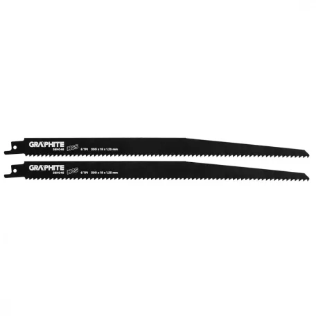 GRAPHITE Orrfűrészlap Hcs 300*19*1,3 6Tpi 2 db 58-046!