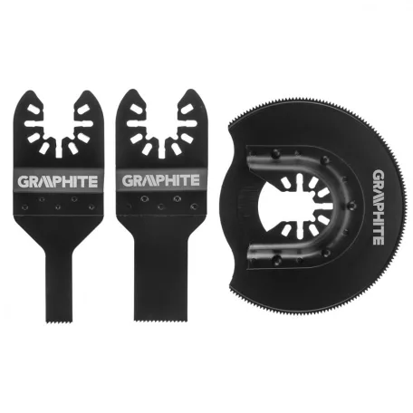 GRAPHITE Fűrészlap Fémhez 3 Részes