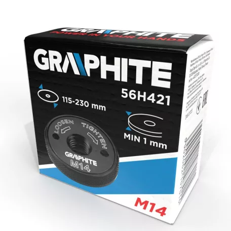 GRAPHITE Gyorsrögzítő Anya Sarokcsiszolóhoz Klikk M14