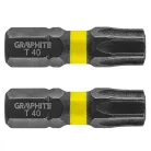GRAPHITE Torziós Ütvecsavarozó Bit Tx40*25mm 2 db