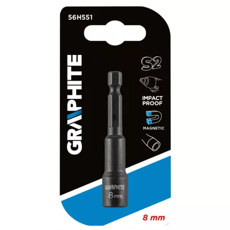 GRAPHITE Csavarbehajtó Ütvecsavarozóhoz M8*65mm