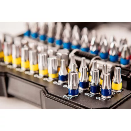 GRAPHITE Bit Készlet Tartóban Színkódos 60 db