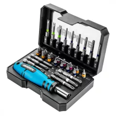 GRAPHITE Bit Készlet Tartóban Színkódos 31 db