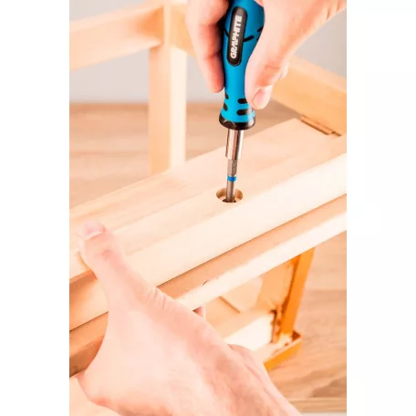 GRAPHITE Bit Készlet Tartóban Színkódos 31 db