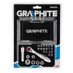 GRAPHITE Bit Készlet Tart.Színkódos Racsnis 26 db