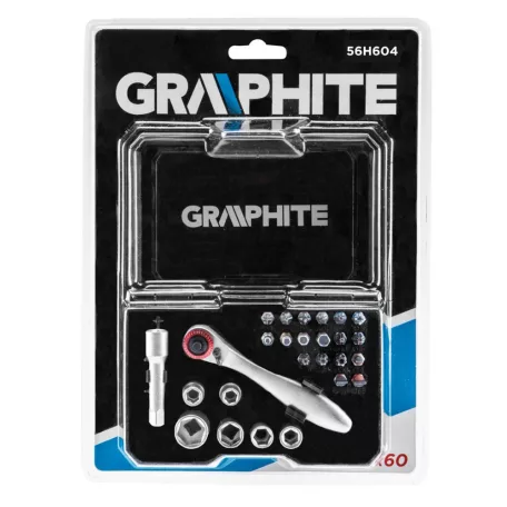 GRAPHITE Bit Készlet Tart.Színkódos Racsnis 26 db