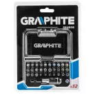 GRAPHITE Bit Klt.Tartóban Szinkód 32 db