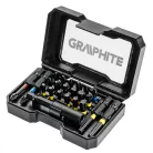 GRAPHITE Bit Készlet Tartóban Színkódos 23 db