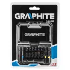 GRAPHITE Bit Készlet Tartóban Színkódos 23 db