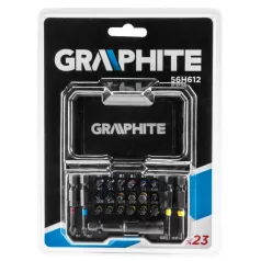 GRAPHITE Bit Készlet Tartóban Színkódos 23 db