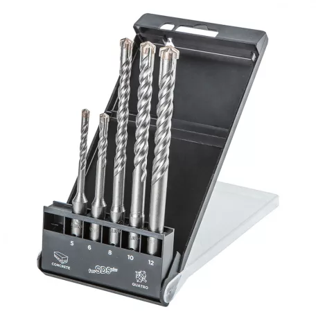 GRAPHITE Betonfúró Klt.Quatro 5R. 5-12 mm Sds Plus