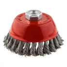 GRAPHITE Fazékkefe M14 100 mm Sodrott 0,5 mm