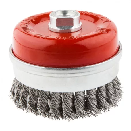 GRAPHITE Fazékkefe M14 100 mm Sodrott 0,5 mm