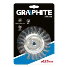 GRAPHITE Kőrkefe 125 mm M14 Sodrott 0,5 mm