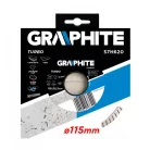 GRAPHITE Gyémánt Vágótárcsa 115 Turbo 1,3 mm