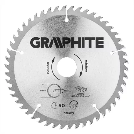 GRAPHITE Kőrfűrészlap 190*30 mm Hm 50Fog