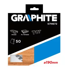 GRAPHITE Kőrfűrészlap 190*30 mm Hm 50Fog