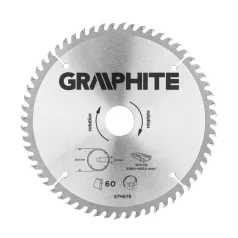 GRAPHITE Kőrfűrészlap 200*30 mm Hm 60Fog