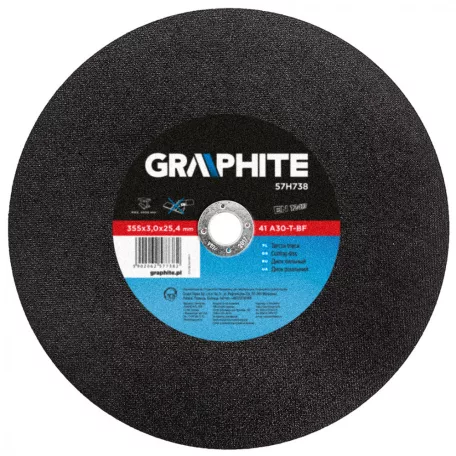GRAPHITE Vágókorong Fém 355*3,0*25,4 41 A30-T-Bf